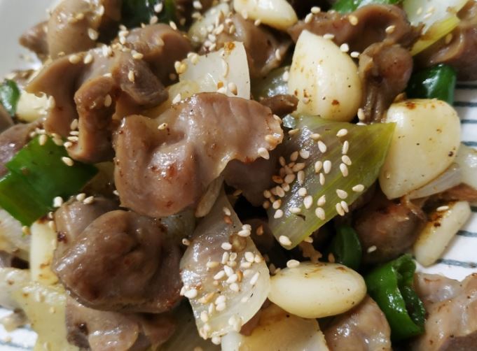 닭똥집 볶음 칼로리, 다이어트, 영양성분